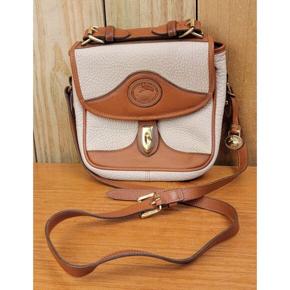 Vintage Dooney & Bourke All-Weather Leather Surrey Crossbody Bag - Picture 1 of 16